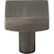 Jeffrey Alexander 1-1/8" Overall Length Brushed Pewter Square Dominique Cabinet Knob 845BNBDL - alternate 4